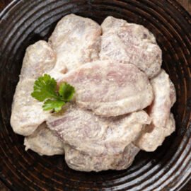 Afghani Chicken Tikka Boneless Leg Marinated Raw