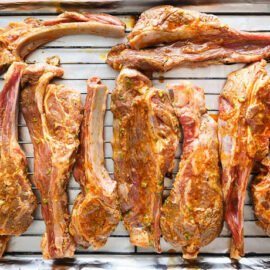 Marinated Raw Lamb Chops/lb