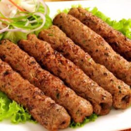 Chicken Seekh Kebab/Each Half Cooked