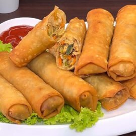 Chicken Spring Rolls ( 6 pc)