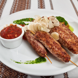 Pork Seekh Kabab/Each Half Cooked